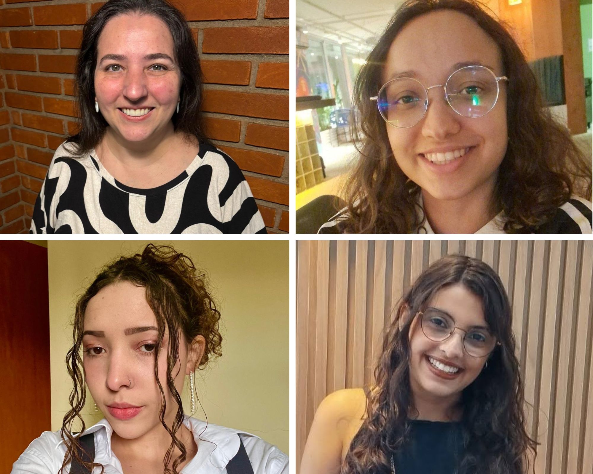 Fabiana Campos; Maria Gabriella da Silva Sousa Santos; Pietra Vignotto e Suellen Justina.